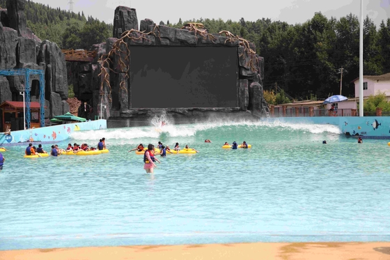 Tsunami Wave Taman air yang disesuaikan Mesin gelombang untuk hiburan keluarga di taman air 3 meter