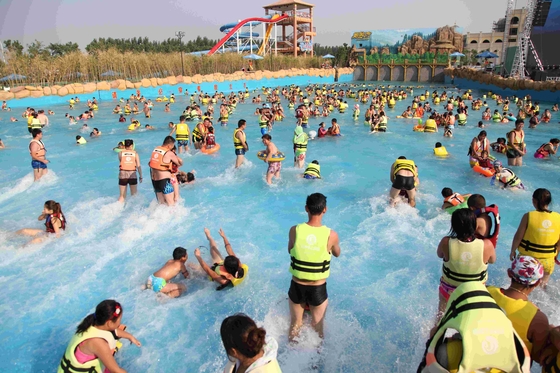 Family Fun Water Park Wave Pool untuk anak-anak atau orang dewasa / Water Park Project