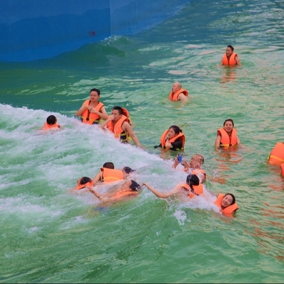 Terbesar terbuka Water Park Wave Pool Konstruksi Listrik Kuat Dengan Stainless Steel Filter