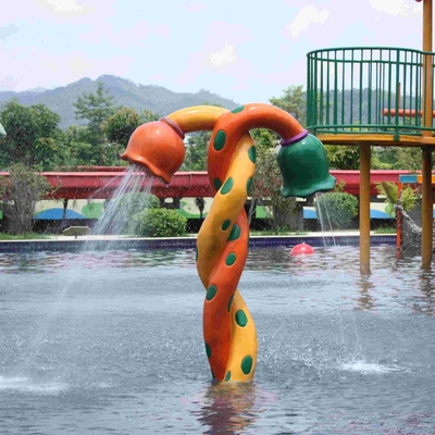 Colorful Fiberglass Spray Water Equipment Untuk Produk Anak / Anak yang Disesuaikan