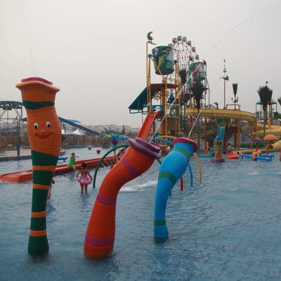 Customized Carp Carton Spray Park Taman Aqua Peralatan Untuk Anak-anak / Anak-anak Menyenangkan