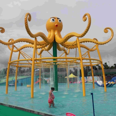 Aqua Peralatan Octopus dengan Air Semprot untuk Semprot Komersial Taman / Disesuaikan Water Park Equipment