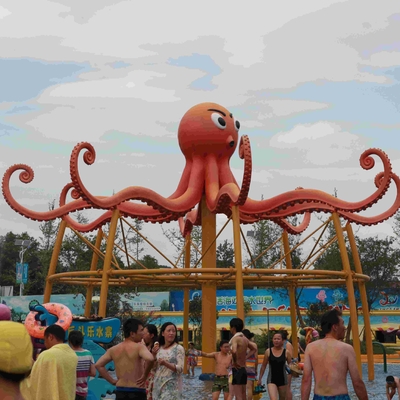Aqua Peralatan Octopus dengan Air Semprot untuk Semprot Komersial Taman / Disesuaikan Water Park Equipment