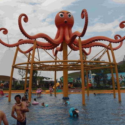 Aqua Peralatan Octopus dengan Air Semprot untuk Semprot Komersial Taman / Disesuaikan Water Park Equipment