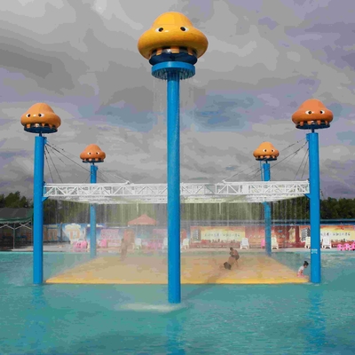 Ubur-ubur Dunia Baja besar Aqua Mainkan Semprot Taman Peralatan Kartun Struktur