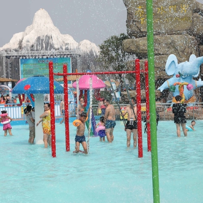 Anak Entertainment Fiberglass Aqua Playground Semprot Game Park Peralatan
