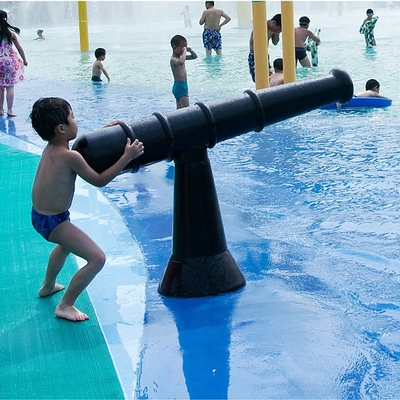 Fiberglass Aqua Park Peralatan Air Semprot Sistem Untuk Anak-Anak / Dewasa