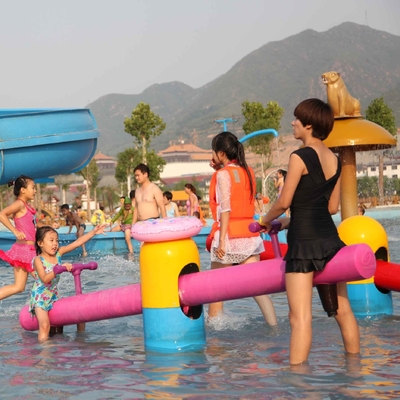 Hiburan Semprot Taman Peralatan Untuk Anak Air Games / Aqua Park Interaktif Playground
