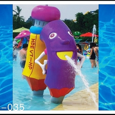 Anak-Anak Dan Dewasa Water Park Peralatan Semprot Aqua Bermain Struktur 3 ~ 5 Orang untuk anak-anak Water Park