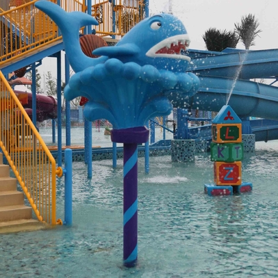 Semprot Permainan Air Untuk Anak-Anak, Kartun Gaya Fiberglass Aqua Park Peralatan Untuk Dijual