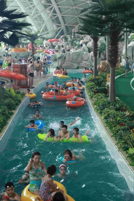 Disesuaikan terbuka Water Park Lazy River System, Waterpark Peralatan untuk Gaint Water Park