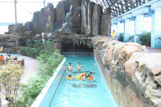 Gelembung Dibungkus Lazy River Renang Untuk Amusement Water Park Relax entainment