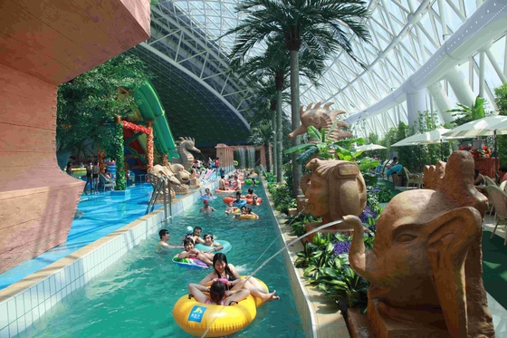 Kuat Besar Water Park Lazy River / Galvanized Carbon Steel Pendukung