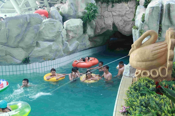 Gaint Water Park Lazy River Peralatan / Air Permainan Playground Equipment