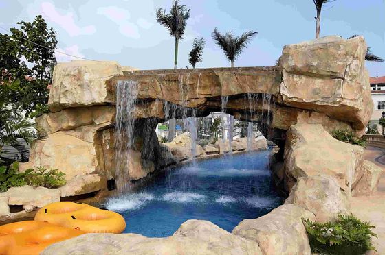 Kolam Renang Peralatan Lazy River Water Park Untuk Taman Air Raksasa Satu Tahun Garansi