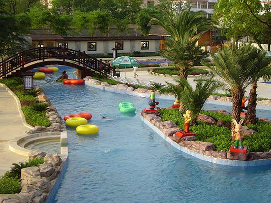 Kolam Renang Bergairah Lazy River Commercial Lazy River Equipment For Family