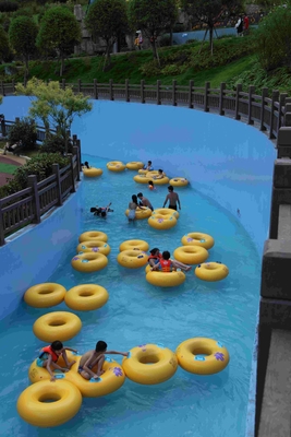 Aqua Theme Park Terapung Peralatan Lazy River Pools Untuk Dewasa Dan Anak-Anak di raksasa Water Park