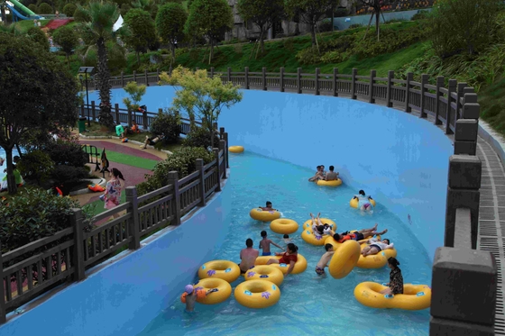 Peralatan Konstruksi kustom Lazy River Untuk Aqua Water Park
