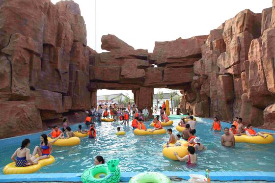 Merekomendasikan Peralatan Water Park Lazy River Konstruksi PLC Control untuk Aqua Park