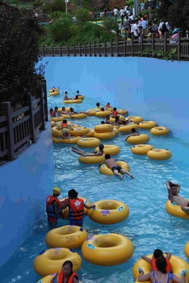 Merekomendasikan Peralatan Water Park Lazy River Konstruksi PLC Control untuk Aqua Park