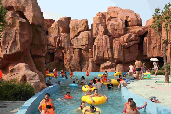 Air blower Bahan Water Park Lazy River Kolam Renang 3m-6m Lebar 1m Kedalaman / Customized Water Slide