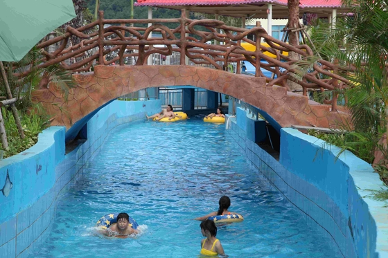 Kolam Renang Peralatan Taman Air Sungai Lazy Untuk Anak-Anak / Hiburan Hiburan Keluarga