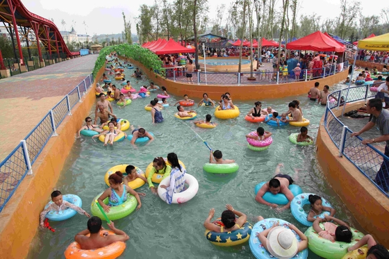 Peralatan bermain air sungai malas lucu kolam air Park