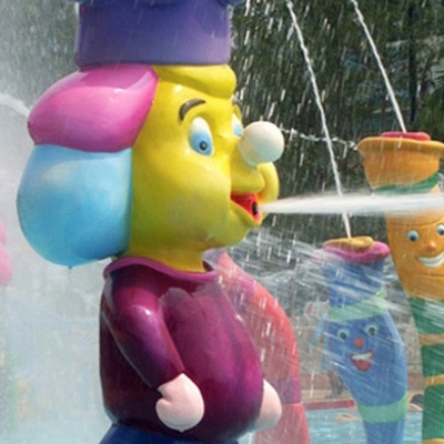 Kustom Kartun Semprotkan Water Park Peralatan Digunakan Aqua Bermain Untuk Anak-Anak Aqua Park