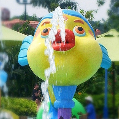 Kustom Kartun Semprotkan Water Park Peralatan Digunakan Aqua Bermain Untuk Anak-Anak Aqua Park