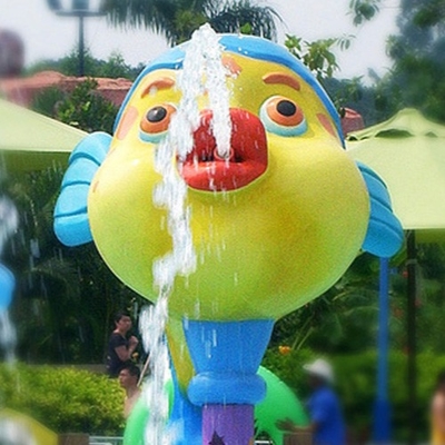 Semprot bermain semprot peralatan Bebek Park Aqua, air Sprayground struktur OEM