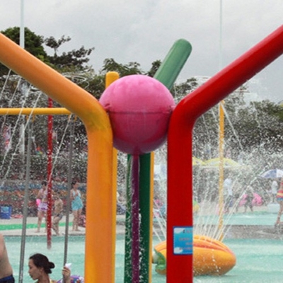 Semprot bermain semprot peralatan Bebek Park Aqua, air Sprayground struktur OEM