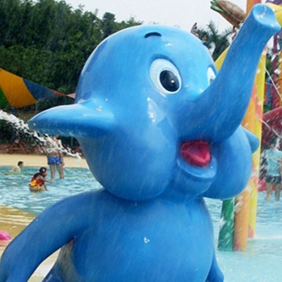 Semprot bermain semprot peralatan Bebek Park Aqua, air Sprayground struktur OEM
