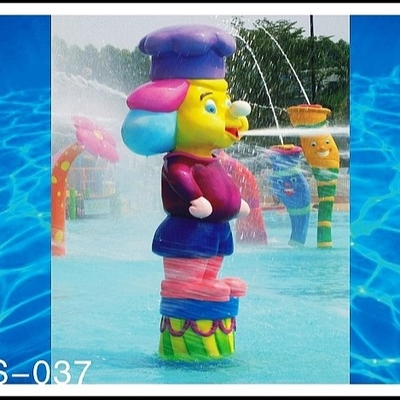 Air Sprayground Aqua bermain Air Park, monyet kartun berbentuk semprot Park peralatan