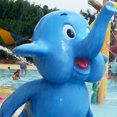Air Sprayground Aqua bermain Air Park, monyet kartun berbentuk semprot Park peralatan