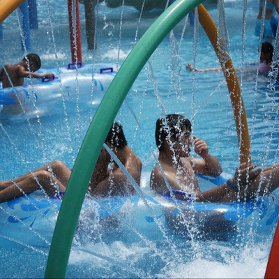 Semprot Taman Peralatan Aqua Mainkan Semprot Icon Building Block Semprot Air Sprayground