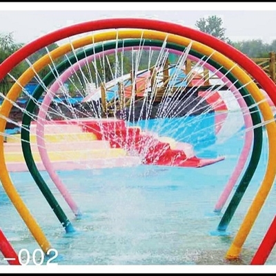 Semprot Taman Peralatan Aqua Mainkan Semprot Icon Building Block Semprot Air Sprayground
