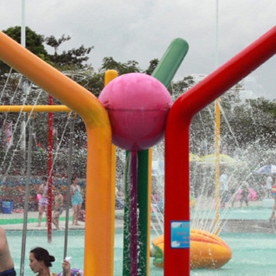OEM Semprotkan Taman Peralatan, Fiberglass Cane Semprot Aqua Bermain Air Spraygrounds untuk anak-anak Water Park