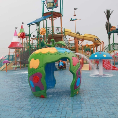 OEM Semprotkan Taman Peralatan, Fiberglass Cane Semprot Aqua Bermain Air Spraygrounds untuk anak-anak Water Park