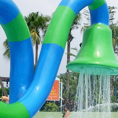Disesuaikan Fiberglass bunga semprot Park peralatan, keluarga hiburan air permainan