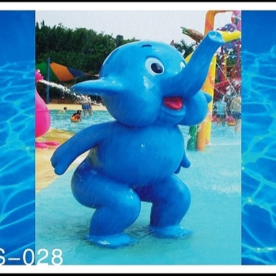 Semprot kecil gajah air permainan, bermain air mancur Aqua struktur, peralatan semprot Park