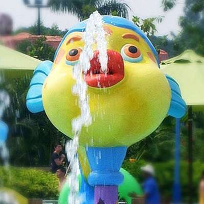 Semprot kecil gajah air permainan, bermain air mancur Aqua struktur, peralatan semprot Park
