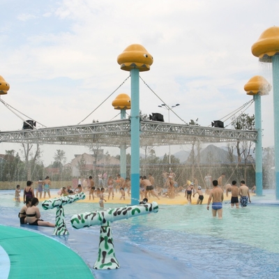 Disesuaikan semprot Aqua bermain air permainan, peralatan Fiberglass Water Park