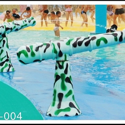 Fiberglass Aqua Park Entertainment Equipment, Anak / Dewasa Aqua Fun untuk Kolam Renang