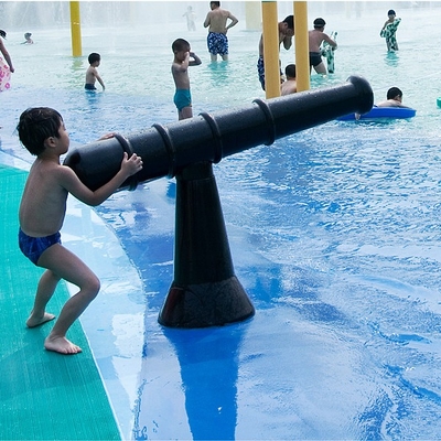 Fiberglass Aqua Park Entertainment Equipment, Anak / Dewasa Aqua Fun untuk Kolam Renang