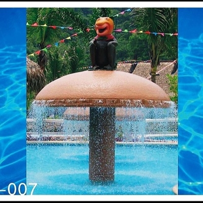 Disesuaikan Fiberglass, PVC semprot jamur Aqua Park peralatan untuk 3-5 orang