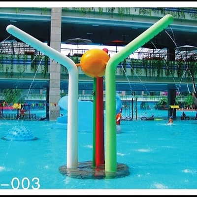 Disesuaikan semprot ikon air warna kolom Aqua bermain, Aqua Park peralatan untuk anak-anak dewasa