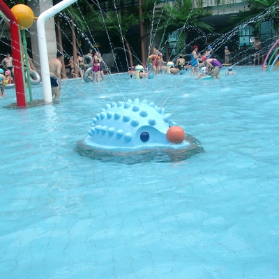 Air bermain anak Equipment，Fiberglass Hedgehog semprot Aqua bermain permainan