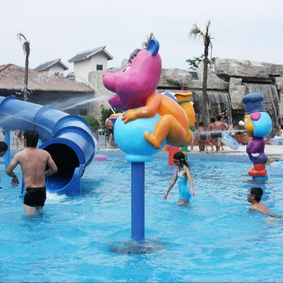 Kelinci kartun Aqua bermain struktur, Park semprot peralatan, peralatan bermain air