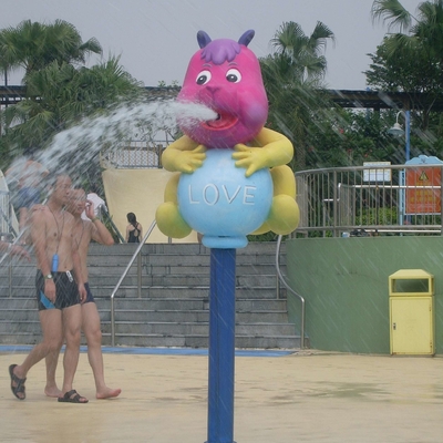 Kelinci kartun Aqua bermain struktur, Park semprot peralatan, peralatan bermain air
