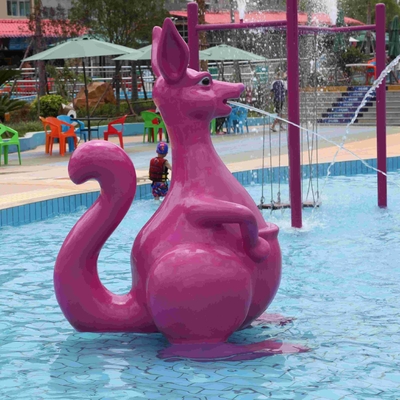 Kanguru air Sprayground Aqua bermain, peralatan bermain anak semprotan air yang disesuaikan